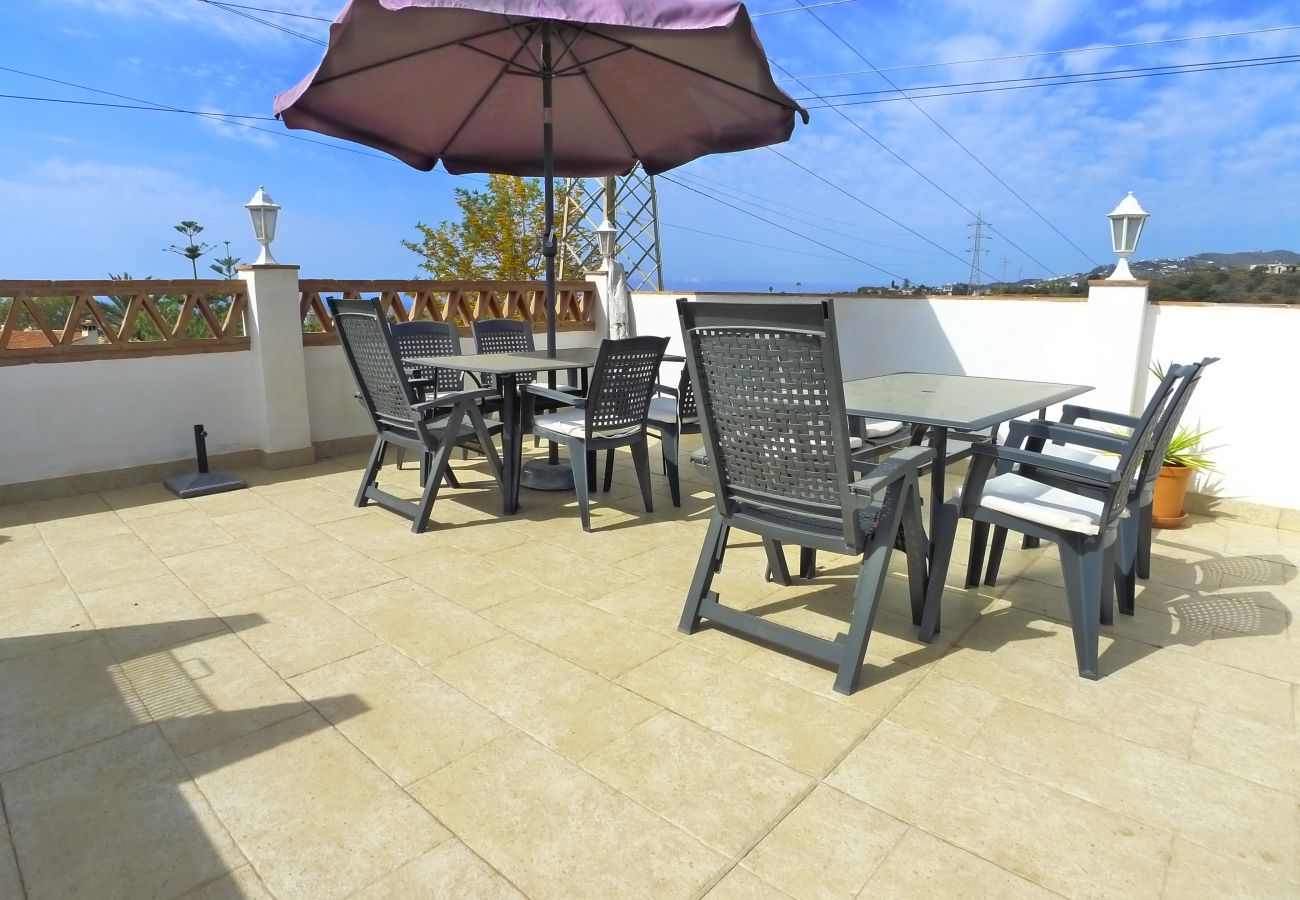 Townhouse in Nerja - Sleeps 9 | Casa Vista Bella | CG R1248